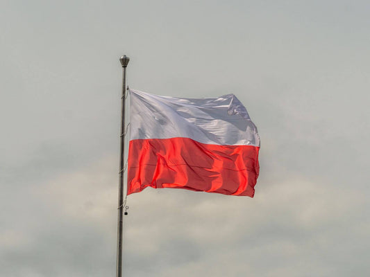 Flag of Poland with EPR legislation